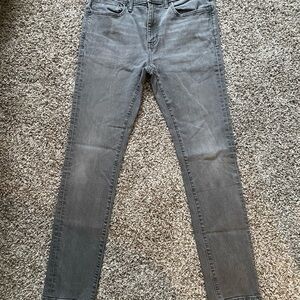 J. Crew Men's Charcoal Skinny Jeans